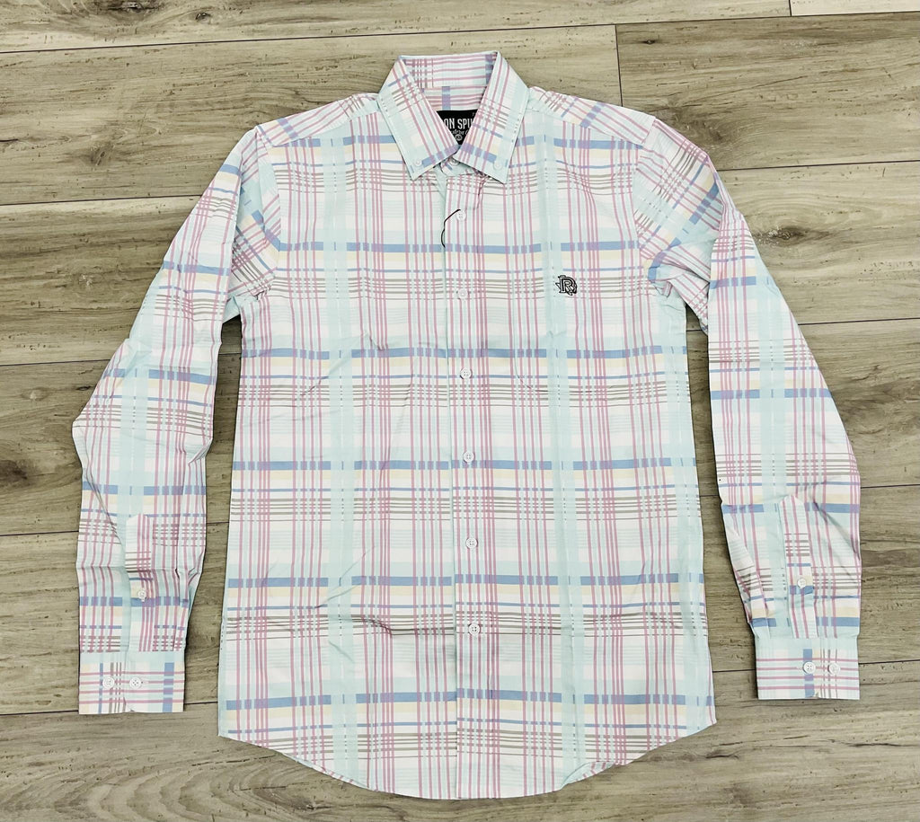 Rhett  | Iron Spur Men’s Western Long Sleeve  Shirt