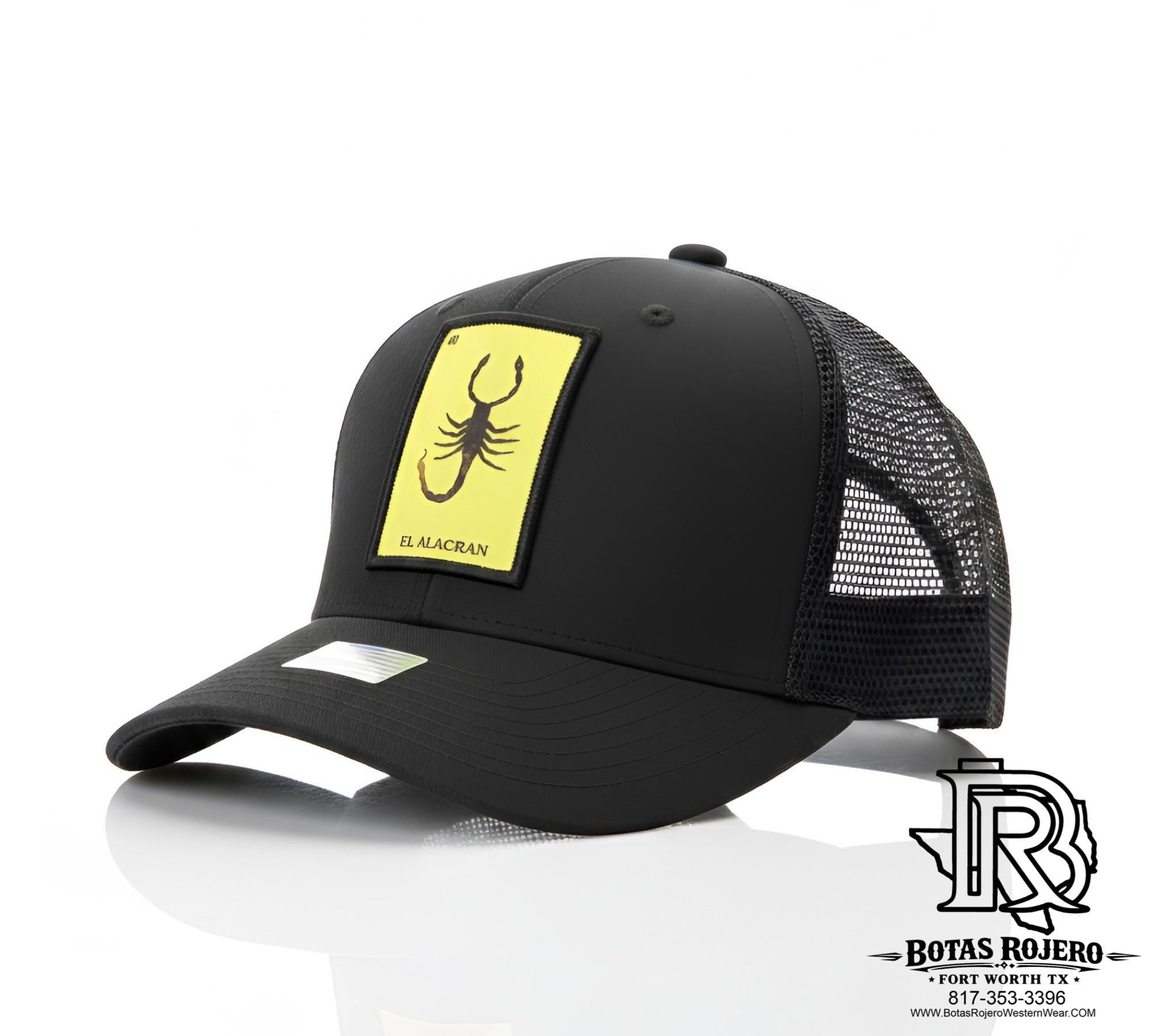EL ALACRAN MEN CAP BLACK SNAP BACK