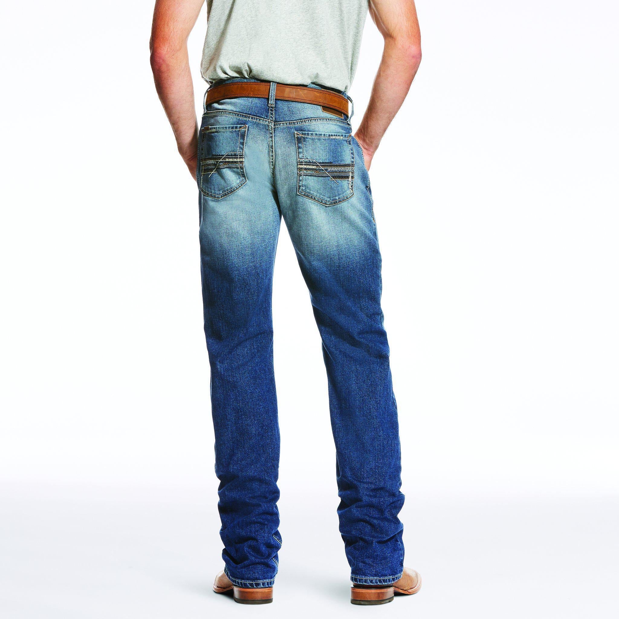 ARIAT MENS M4 LINEUP CINDER BOOT CUT JEAN 10024295