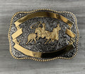CRUMRINE RODEO BUCKLE  C04611