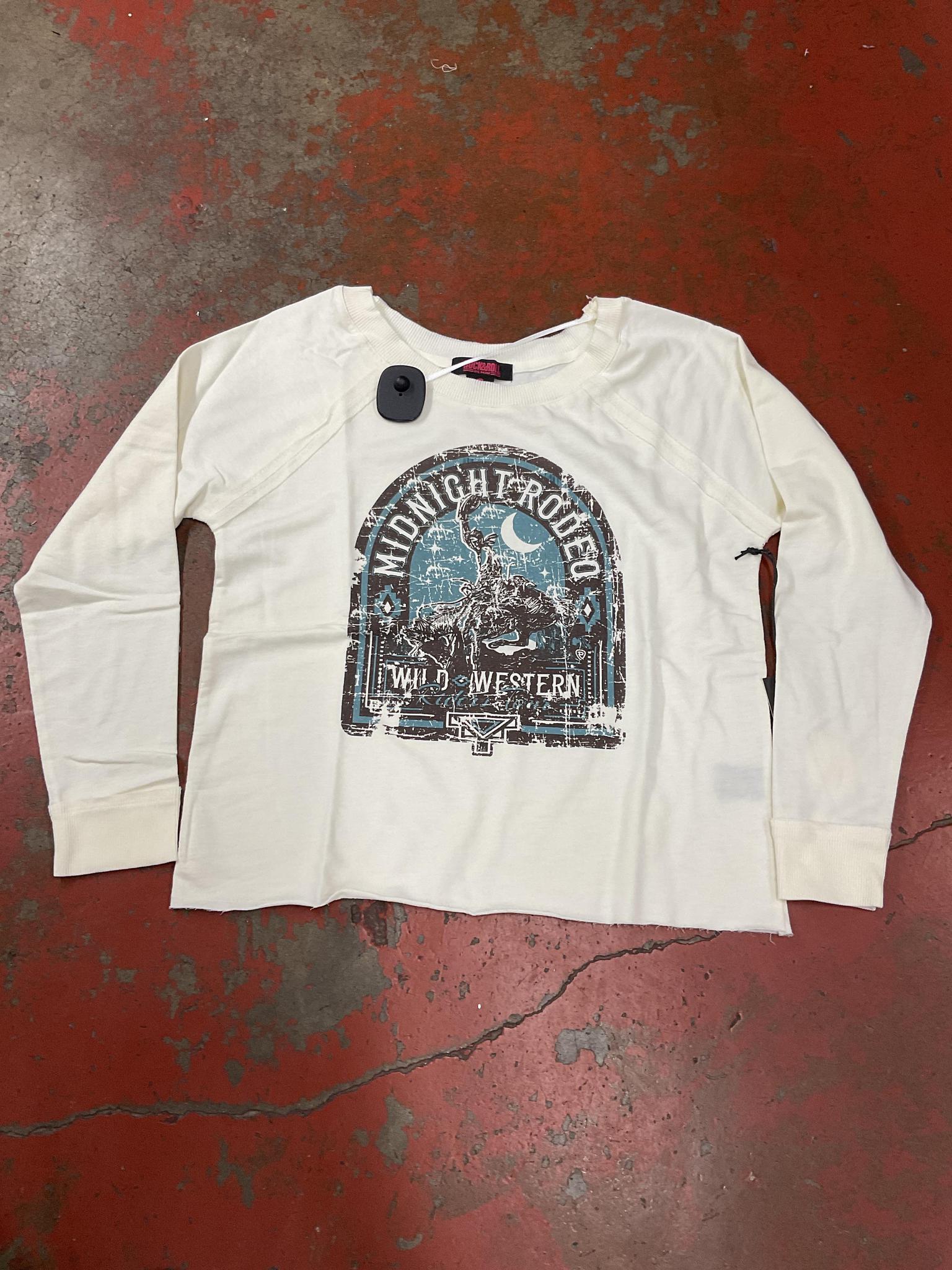 WOMENS GRAPHIC PULLOVER NATURAL ROCK & ROLL | RRWT91R051