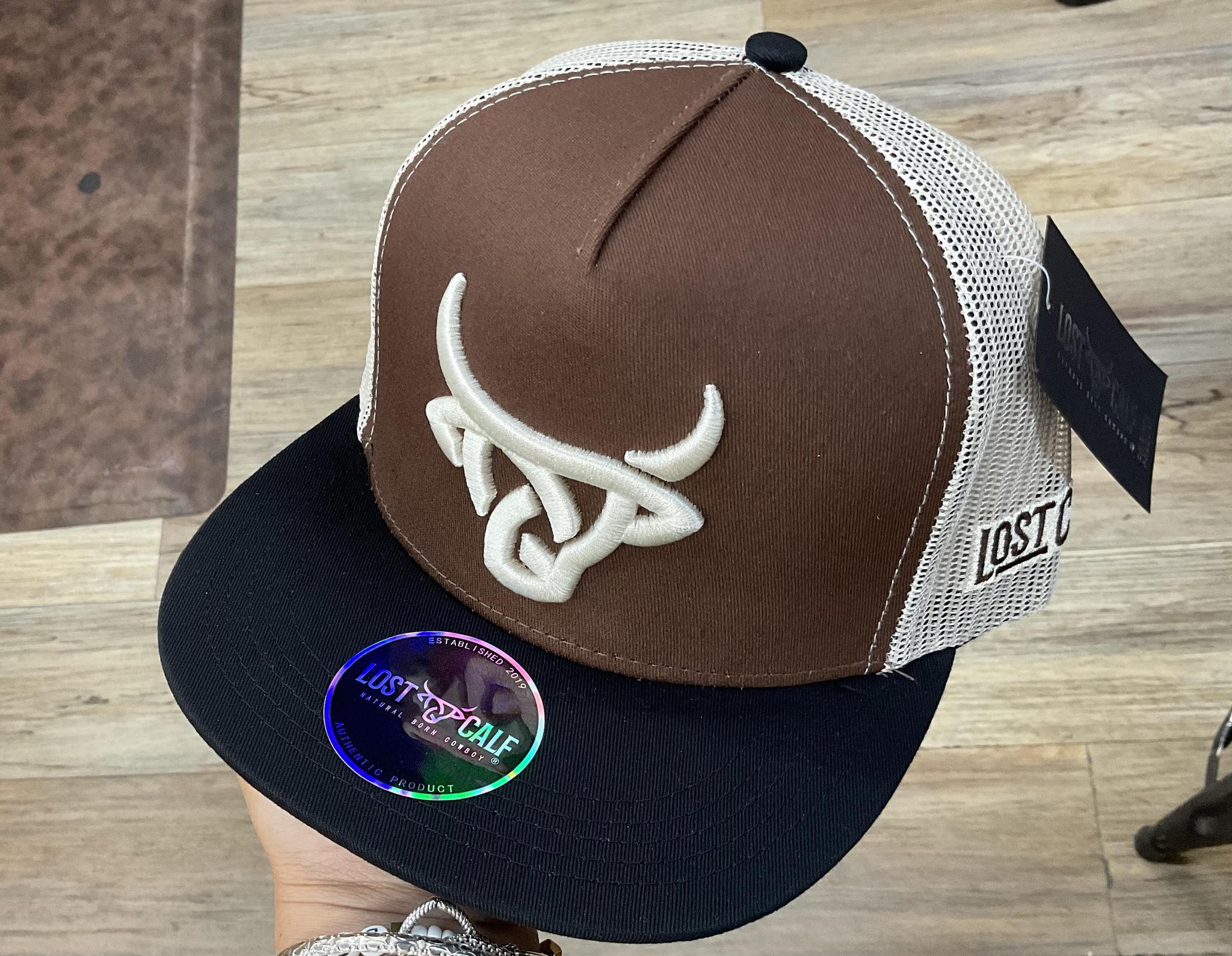 “ OLIVER “ | MEN’S  CAP BROWN/KHAKI   LOST CALF LCF00034