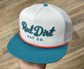 RED DIRT TEAL AND ORANGE COWBOY DAN BALL CAP| RDHC-512