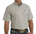 Cinch Mens Short Sleeve White Shirt | MTW1111447