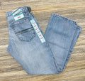 MEN’S CINCH GRANT LIGHT STONE INDIGNO MID RISE RELAXED BOOT CUT JEANS |MB31137001