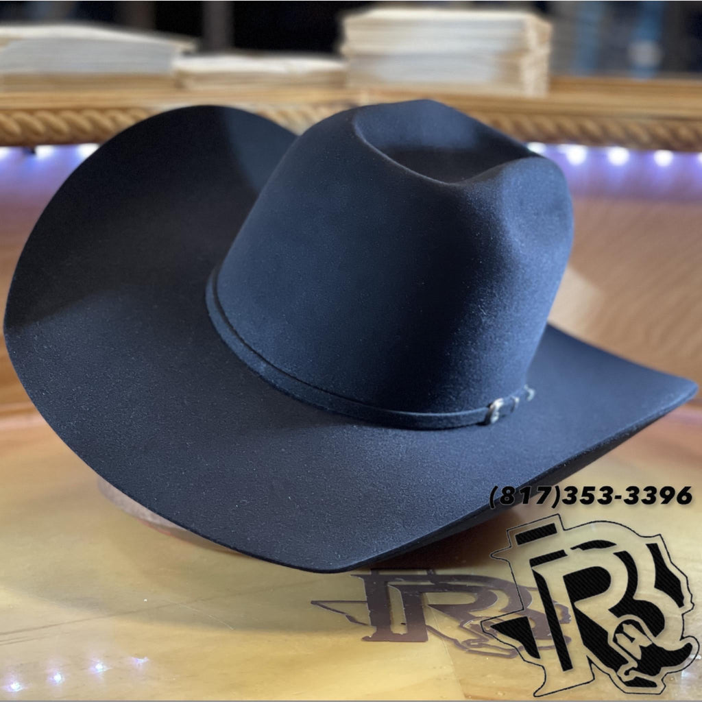 7X BLACK | RODEO KING FELT COWBOY HAT