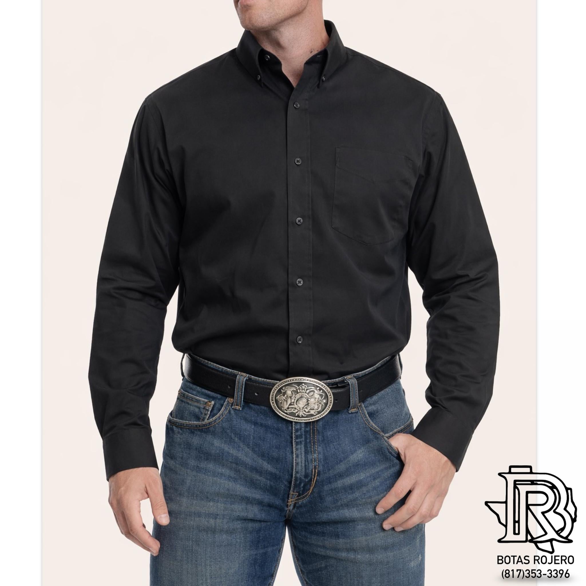 G09L BLACK | IRON SPUR WESTERN MEN SHIRT