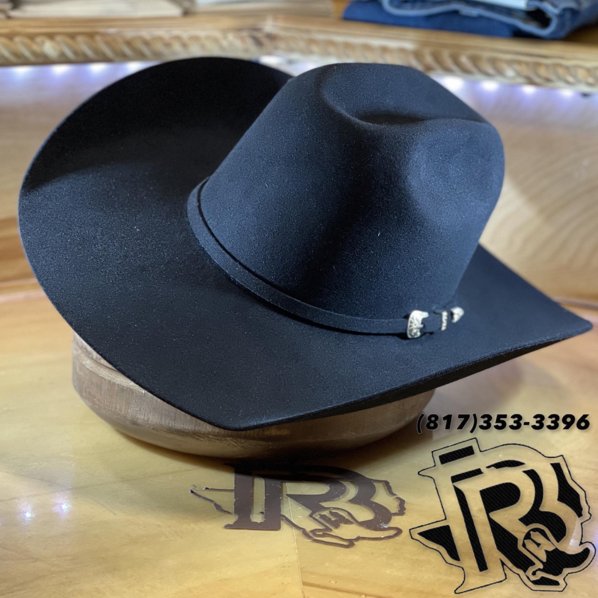 15X BLACK | BR HATS WITH 4 1/4 INCH BRIM