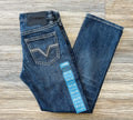 Mens Rock & Roll Two Tone Pleather EMB Revover Medium Wash | BM1RD04261 BLUE LABEL