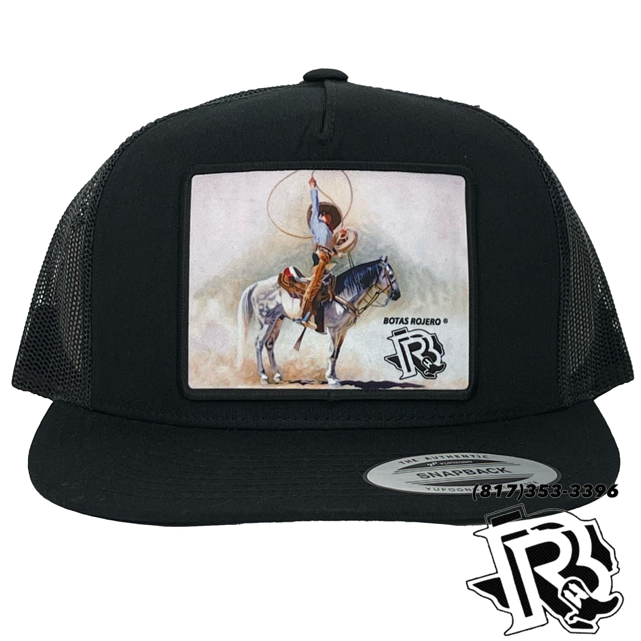 CHARRO DE CORAZON EDITION: BY BR CAP BLACK/BLACK