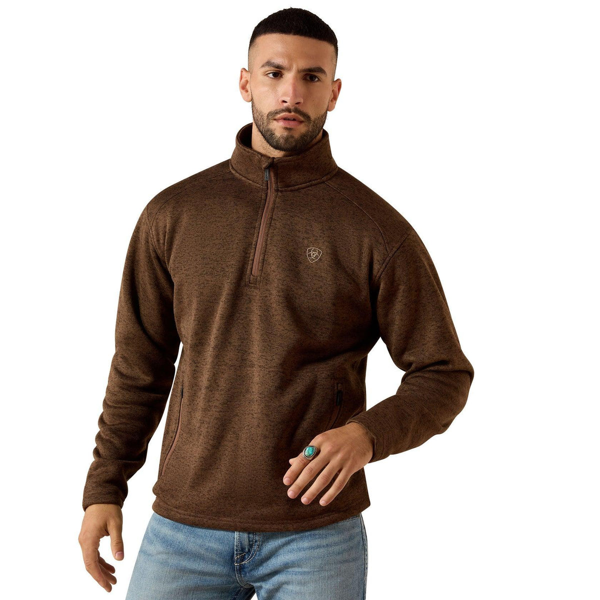 Ariat Men's Caldwell Carafe 1/4 Zip Sweater |10079644