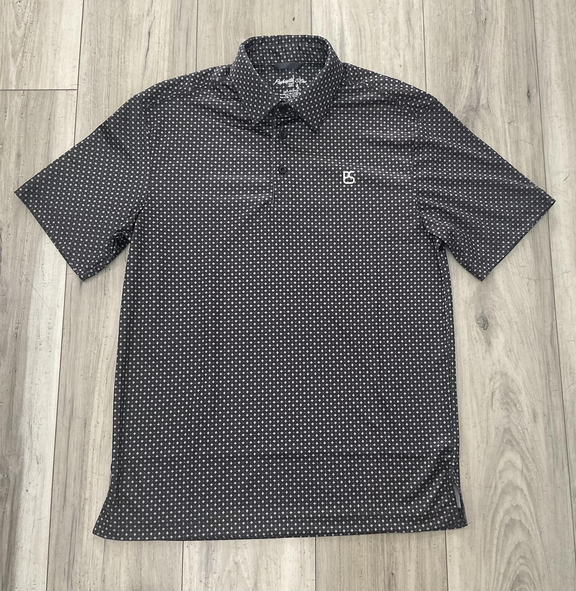 ROCK & ROLL MEN’S BLACK POLO |TM51T09582