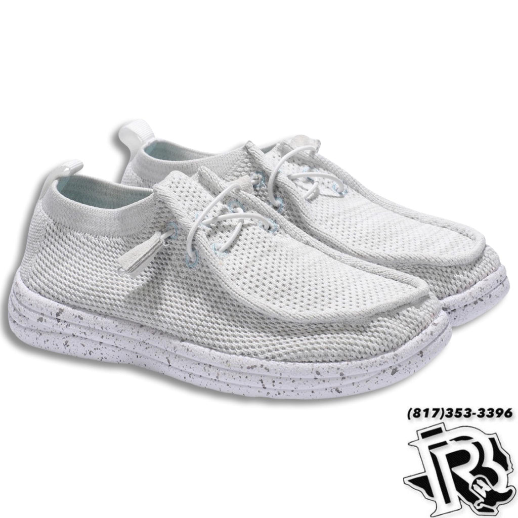 “ MICHELLE “ | WOMEN LIGHT GREY CASUAL CANVAS SHOE