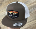 Red Dirt Hat Co Brown and White Open Season Ball Cap|RDHC-479