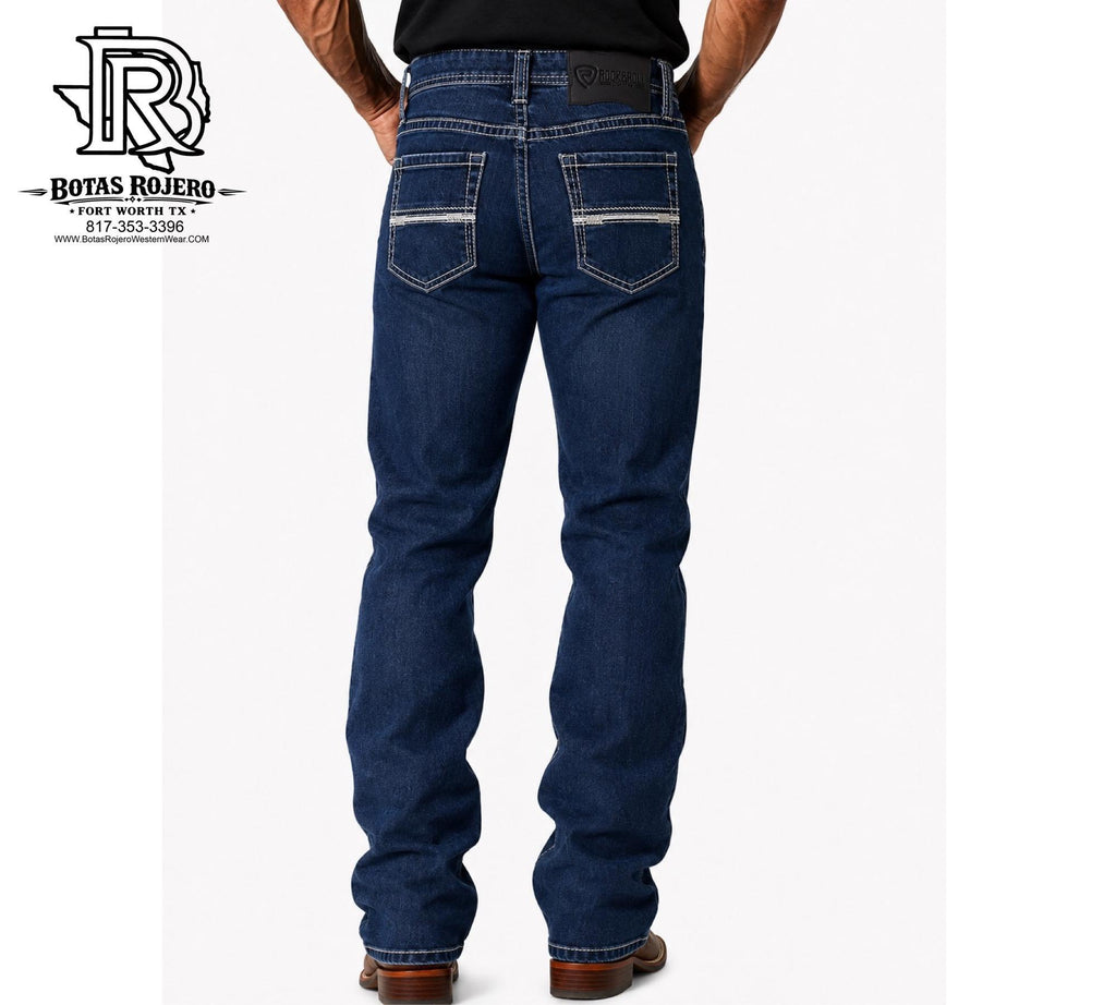 MEN’S ROCK & ROLL SLIM STRAIGHT BOOT MEDIUM VINTAGE JEANS | BM1RD06136