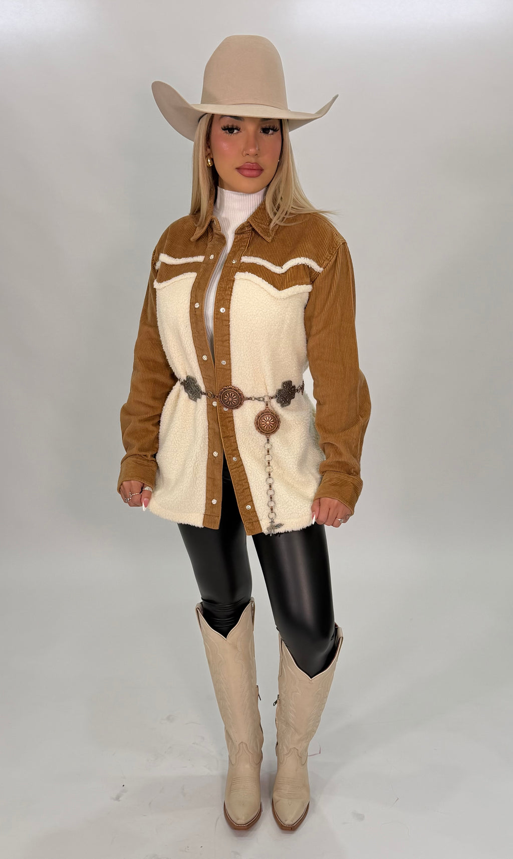 WOMENS WRANGLER RETRO SHERPA SHIRT | 112353000