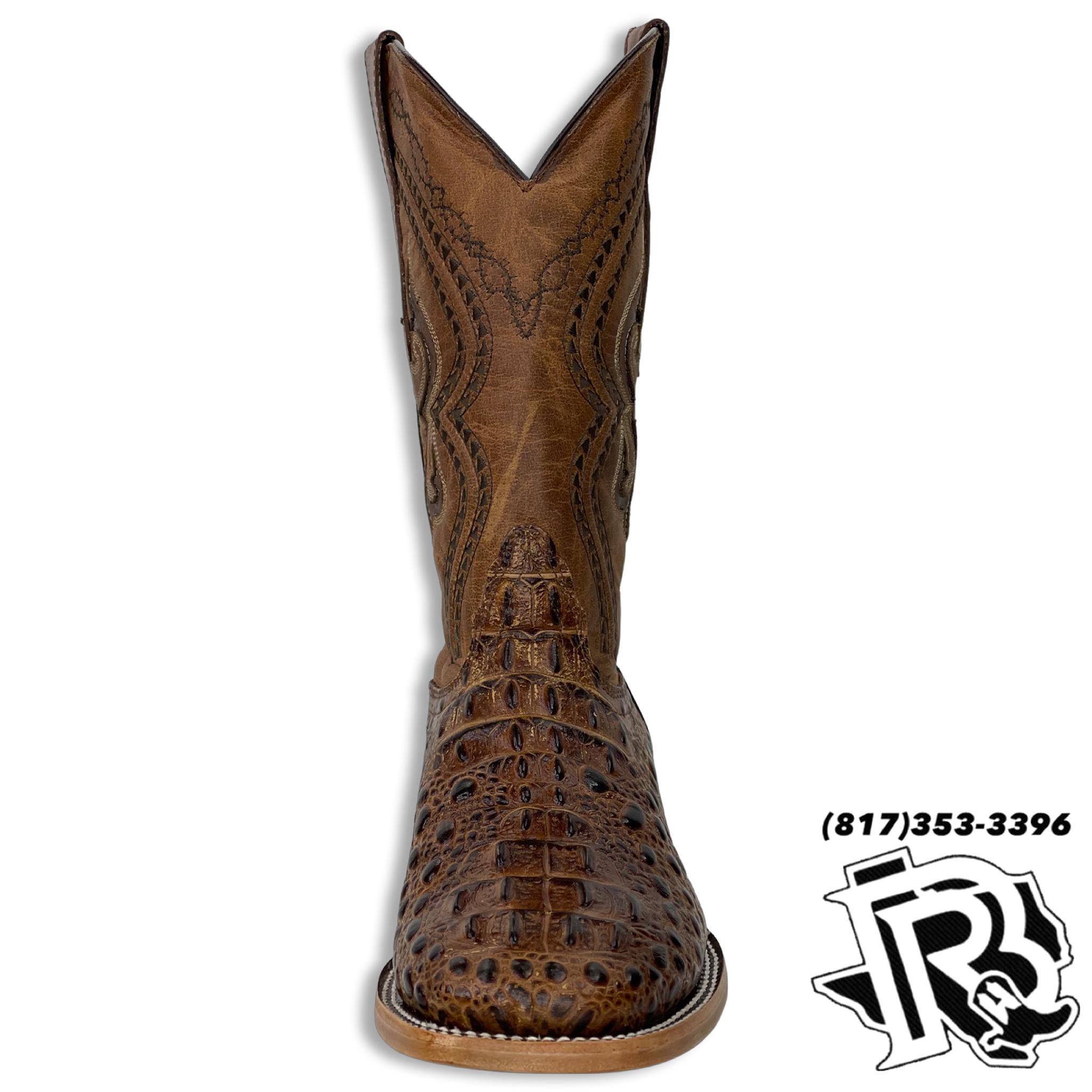 CAIMAN PRINT ORIX | MEN SQUARE TOE BOOTS