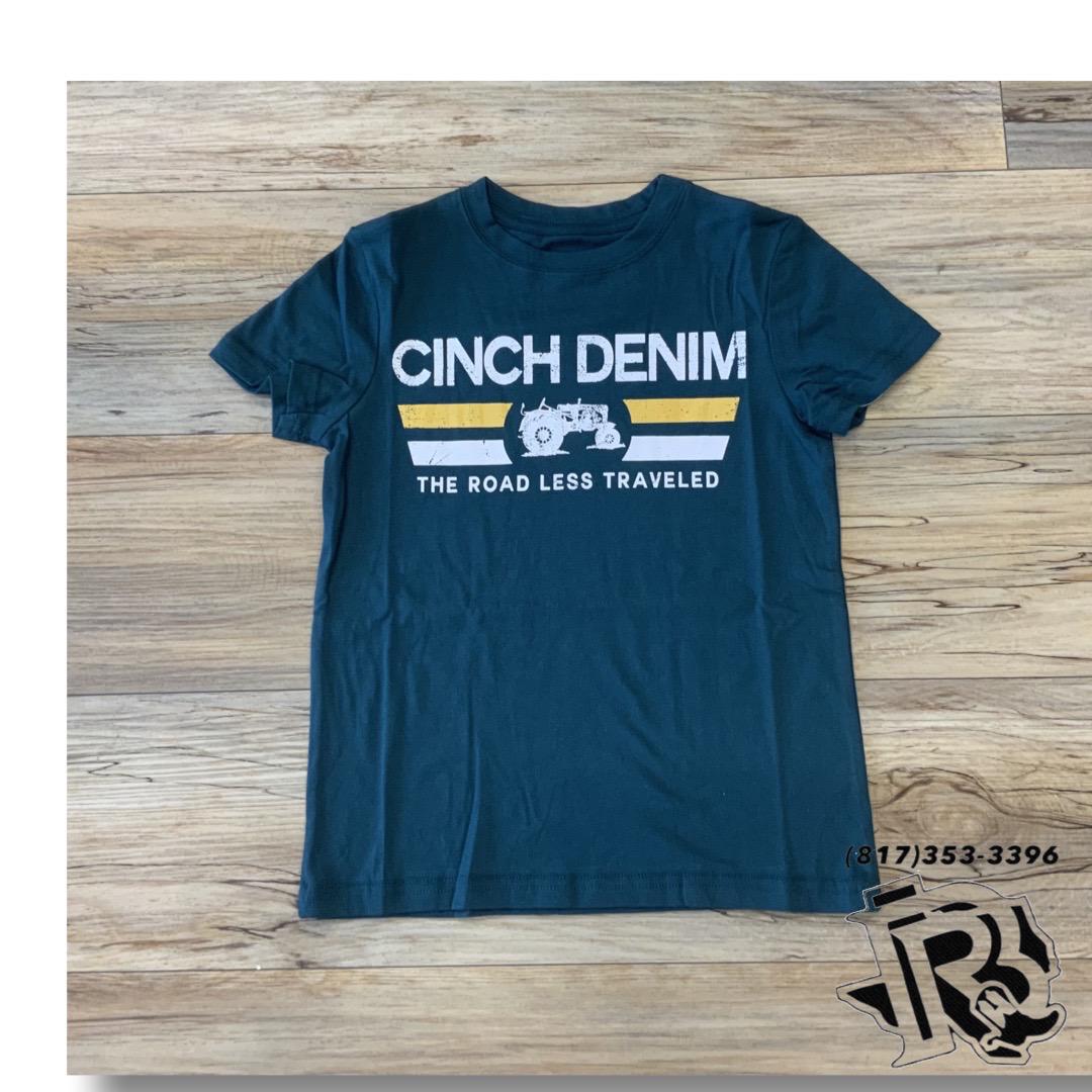 Boys cinch short sleeve tee green | MTT7670131