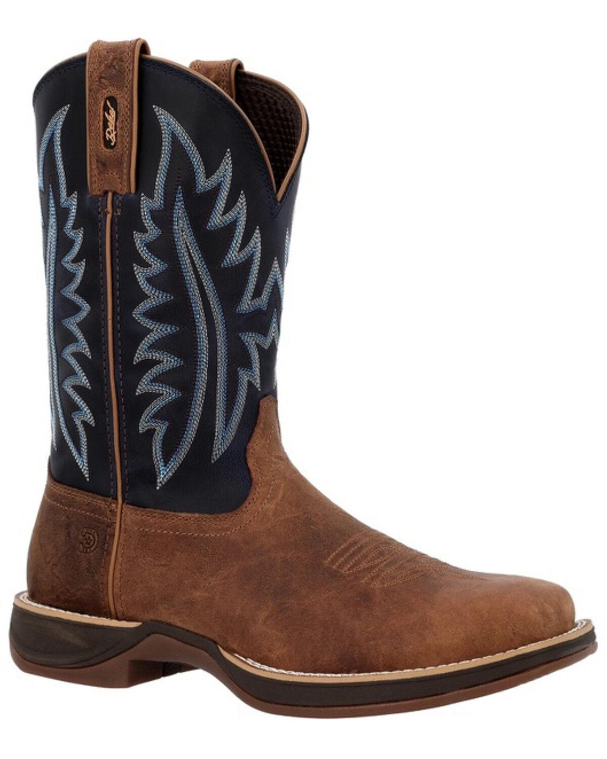 DURANGO MEN'S 11" REBEL PRO PERFORMANCE WESTERN  SQUARE TOE BOOTS  |DDB0518