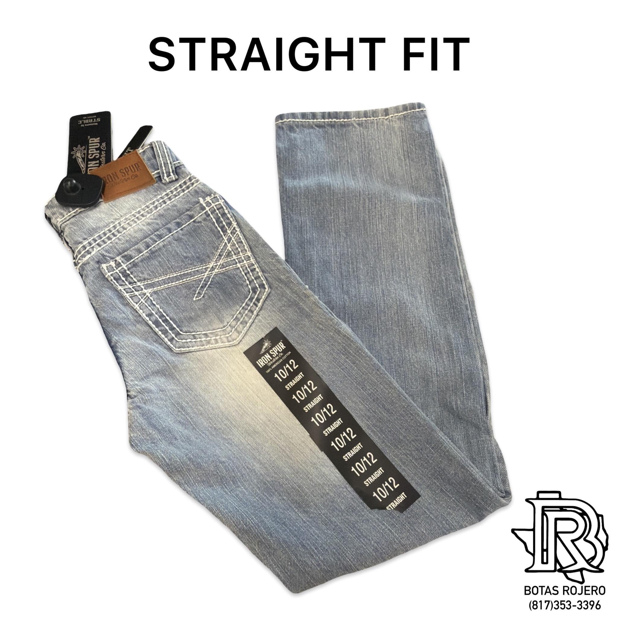 06 KIDS | STRAIGHT | IRON SPUR | KIDS WESTERN JEANS