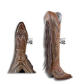 “ EMILY “ | WOMEN WESTERN BOOTS TAN WITH FRINGE