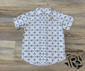 Mens ariat otto classic short sleeve shirt white | 10044867