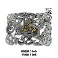 “ House Head “ | MEN WESTERN BELT BUCKLE SQUARE