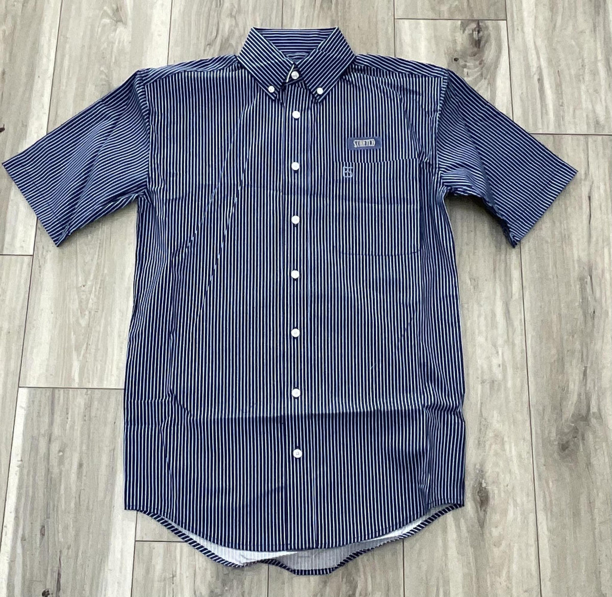 PANHANDLE MEN’S NAVY SHORT SLEEVE SHIRT | SMB3S09558