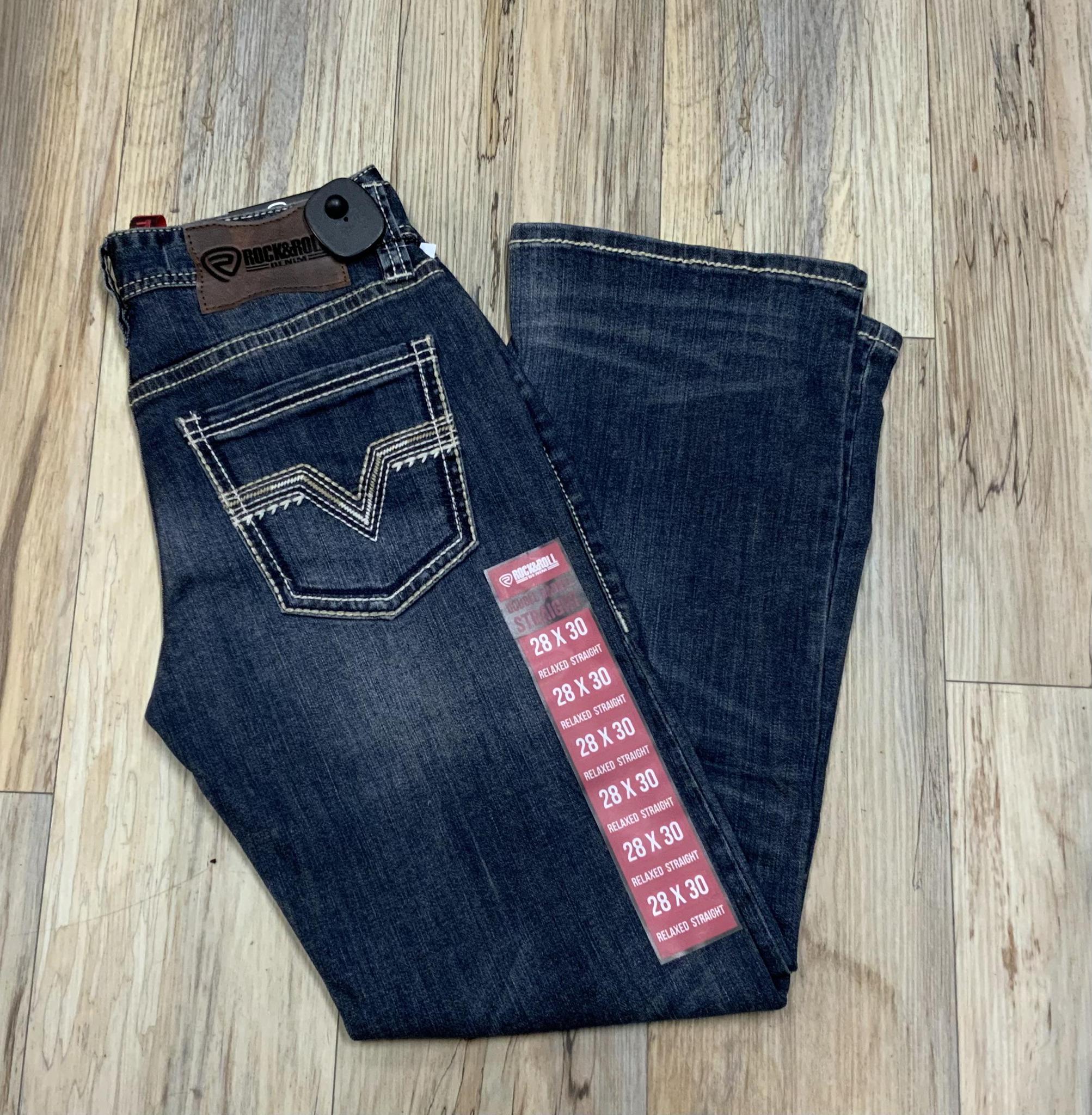MENS ROCK & ROLL TWOTONE ROPE STITCH STRAIGHT DARK VINTAGE | BM0SD03102 RED LABEL