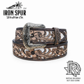 “ ANDERSON ” | 2 INCH IRON SPUR ™️ MEN’S TOOLED LEATHER BELT