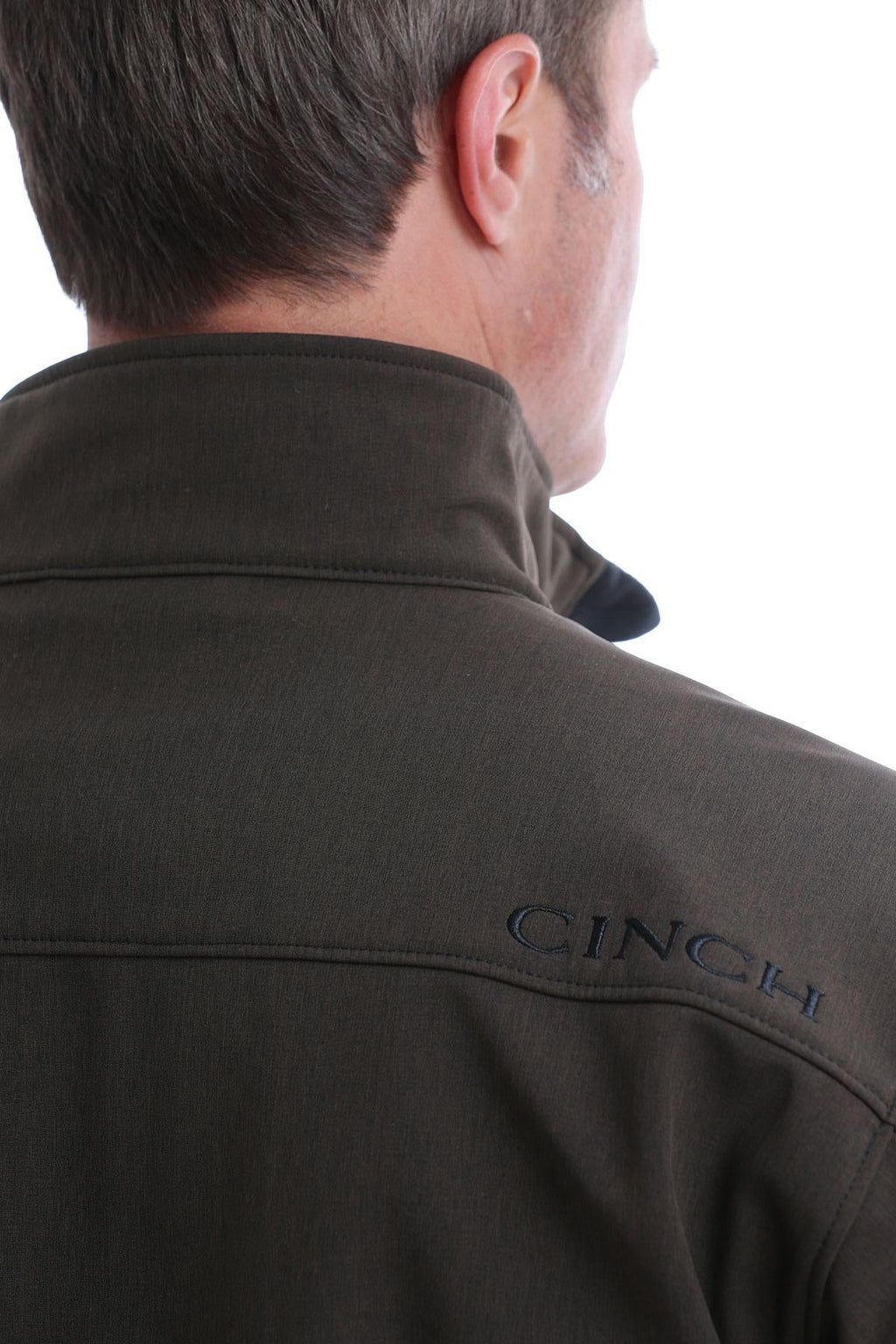 CINCH | MENS TEXTURED BONDED JACKET BROWN/BROWN | MWJ1500003