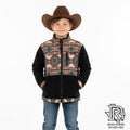 Hooey kids jacket brown ‘tan Aztec pattern |HJ091BRAZ-Y