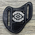 ‘’LEO’’  MEN WESTERN KNIFE SHEATH BLACK
