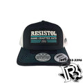 HOOEY CAPS | RESISTOL BLACK/WHITE