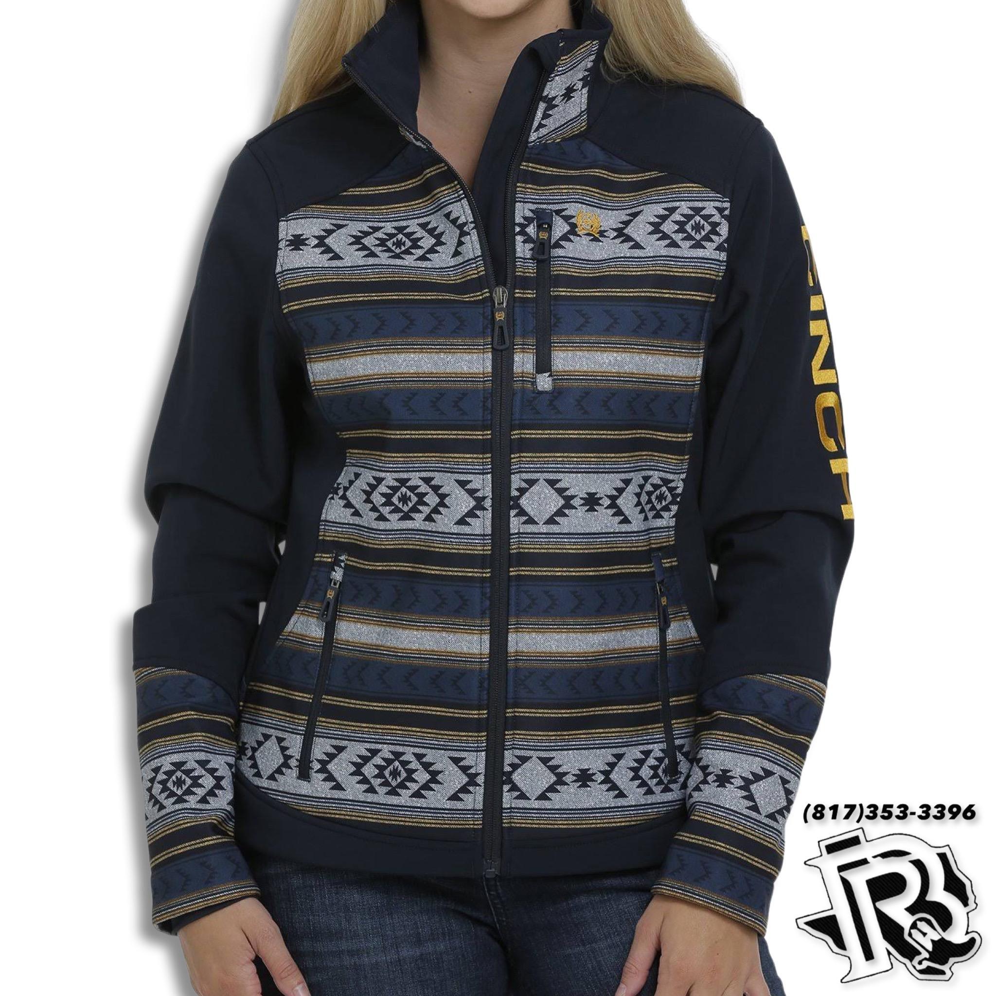 CINCH | WOMEN'S AZTEC BLUE  JACKET (MAJ9838001)