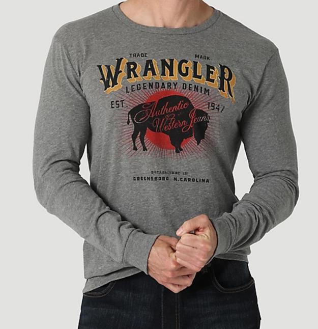 MEN'S WRANGLER SHIRT LONG SLEEVE 112318422