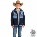 “ Alfred “ | KIDS BOYS WESTERN PULLOVER BLUE AZTEC HJ091NVAZ-Y