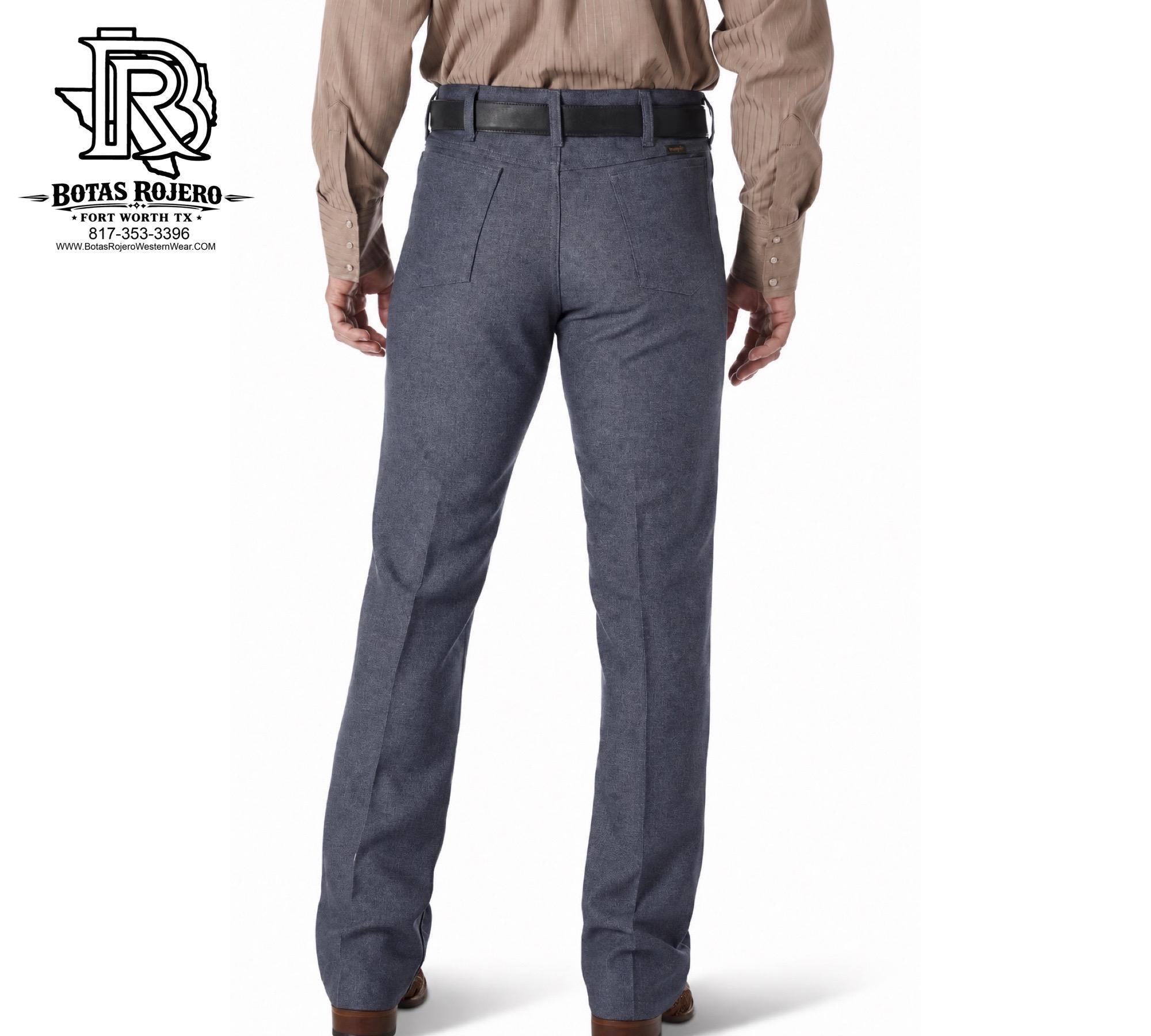 Wrangler Polyester Dark Grey Western Jeans 82HK