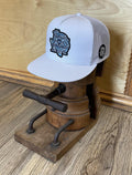 ‘’LEON’’ |BR’S LOGO WHITE TRUCKER CAP