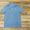 ‘’NOEL’’ MEN’S ROCK & ROLL  BLUE GEO PRINTED POLO |BM51T06613