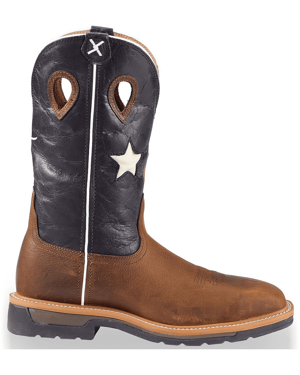 TWISTED X 12" LITE WEIGHT WORK BOOT MLCS007 SAFETY TOE (STEEL TOE)