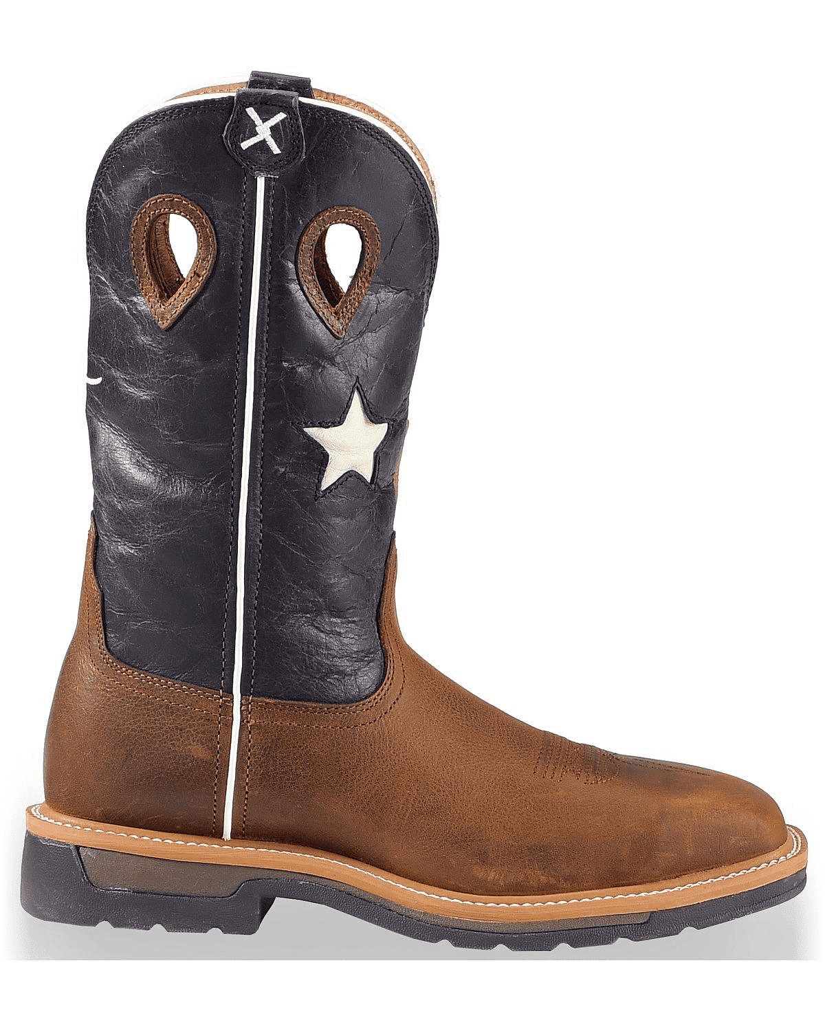 TWISTED X 12" LITE WEIGHT WORK BOOT MLCS007 SAFETY TOE (STEEL TOE)