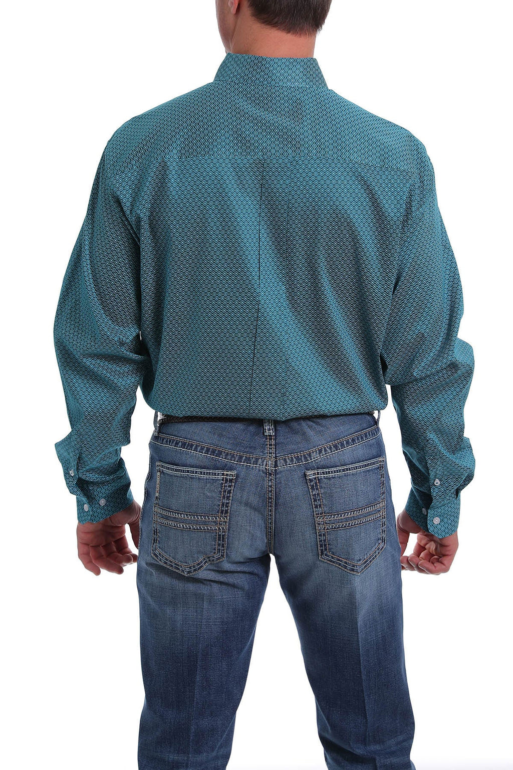 CINCH LONG SLEEVE SHIRT : TEAL MTW1104980