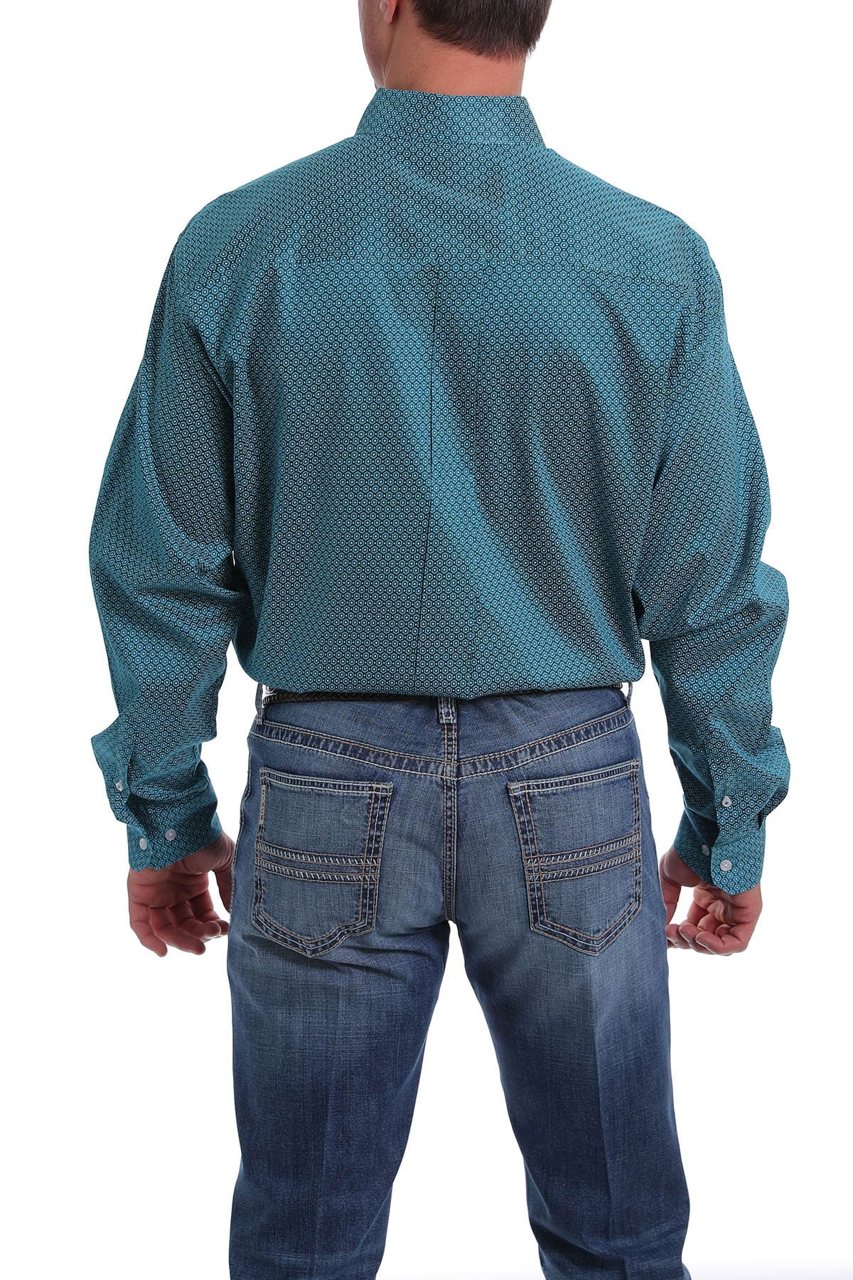 CINCH LONG SLEEVE SHIRT : TEAL MTW1104980