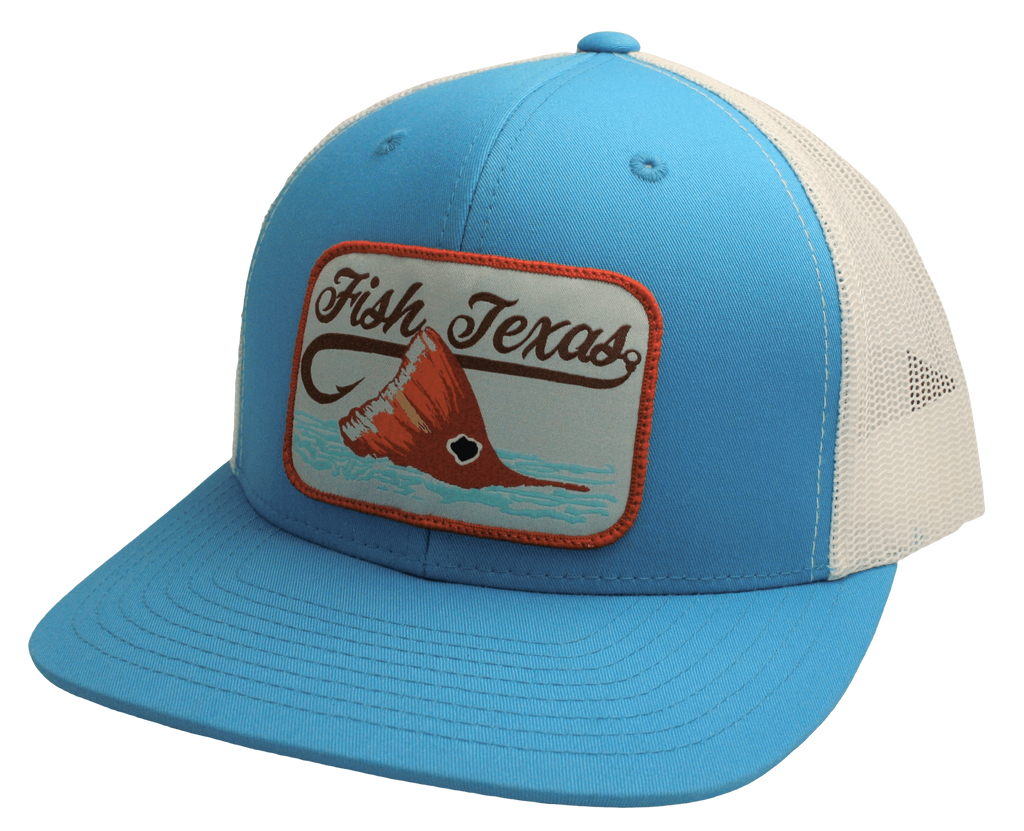 “Red Fish” – Cyan / White RDHC150