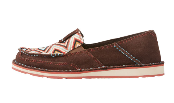 Ariat Coffee & Pastel Aztec Print Women's Cruiser