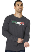 Wrangler® Men's Mexico Flag Logo Charcoal Heather T-Shirt 112319288