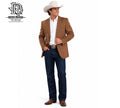 “ Wyatt “ | MEN WESTERN SPORT COAT BROWN SWEDE