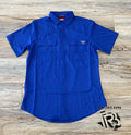 ‘’ALAN  ‘’ MENS PLATINE PERFORMANCE ROYAL SHIRT |PGS9165