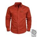IRON SPUR | Men’s Copper Western Pearl Snap Long Sleeve Shirt